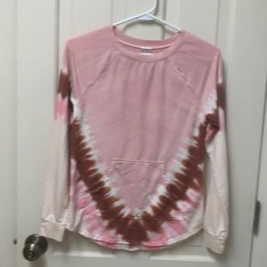 3 for $15 💥 Tie Dye Long Sleeve T-Shirt Pocket